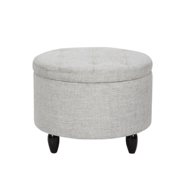 Rownd Otomanaidd Ffabrig