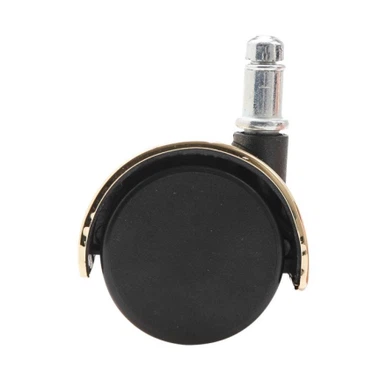 Olwynion Caster Metel Aur