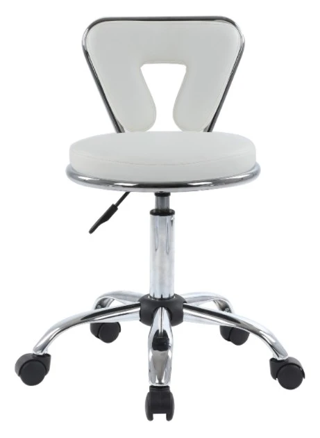Black &White PU Leather Counter Stools